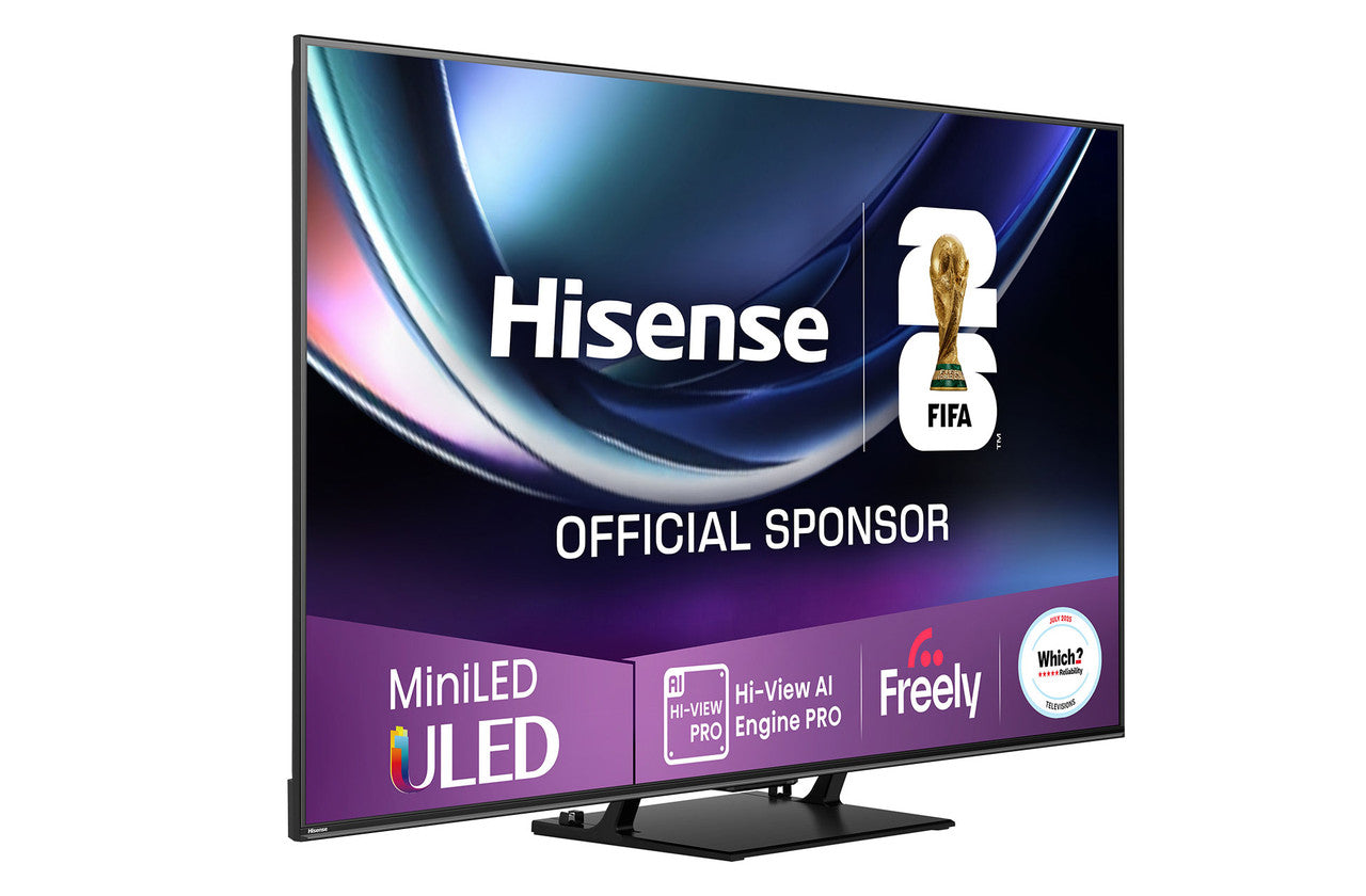 Hisense 55U7QTUK PRO 55" Mini‑LED PRO QLED 4K HDR Smart TV