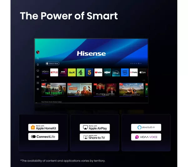 Hisense 50E7QTUK PRO 50" QLED 4K HDR Smart TV