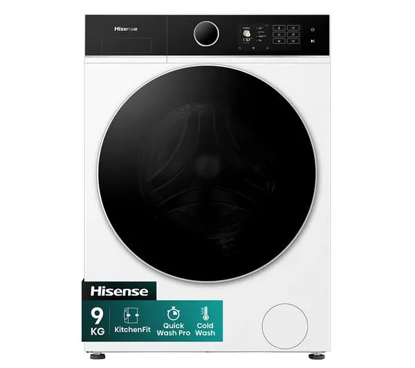 Hisense WF5I9043BWFS 9kg 1400rpm Washing Machine – White