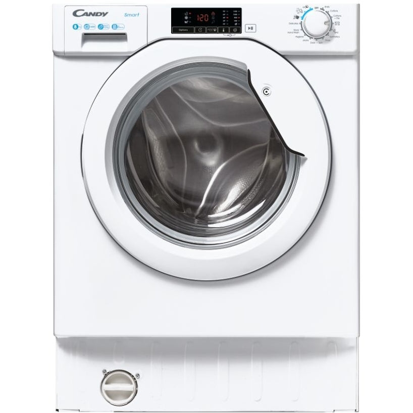 Candy CBW 48D1W4J-80 8Kg 1400 Spin Integrated Washing Machine - White
