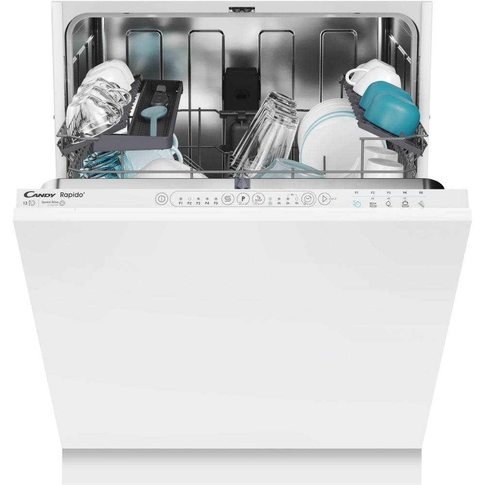 Candy CI 3E53E0W-80 Fulllsize Integrated Dishwasher - White