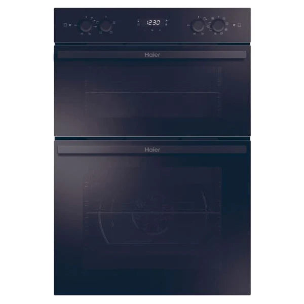 Haier HWO9M2M5B Integrated 112L Double Oven – Black