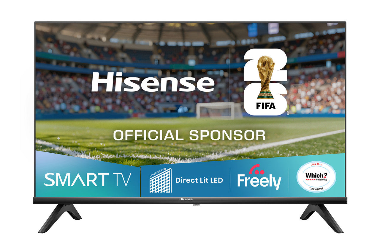 Hisense 32A4QTUK 32" HD Ready Smart TV – Black
