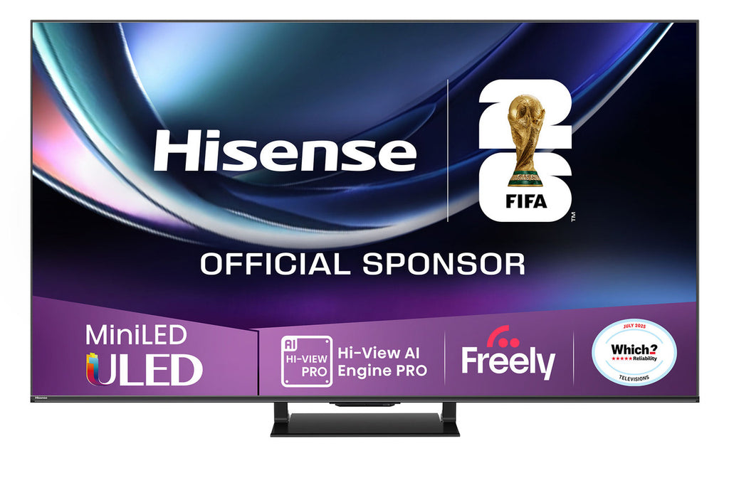 Hisense 55U7QTUK PRO 55" Mini‑LED PRO QLED 4K HDR Smart TV