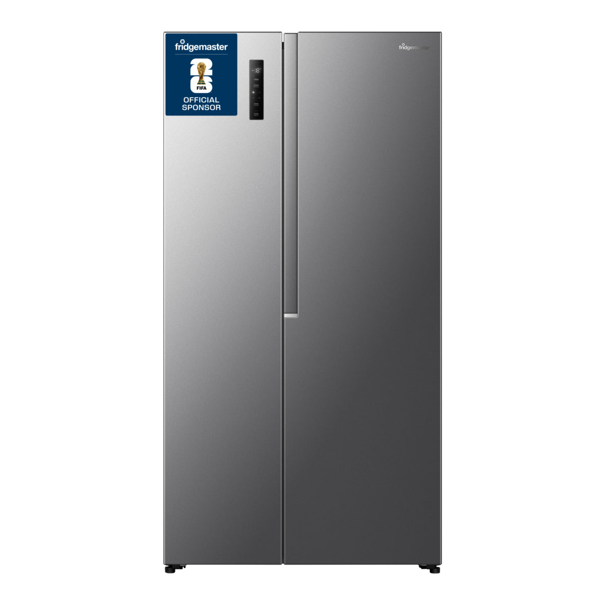 Fridgemaster MS91558ES Total No Frost American Fridge Freezer - Silver