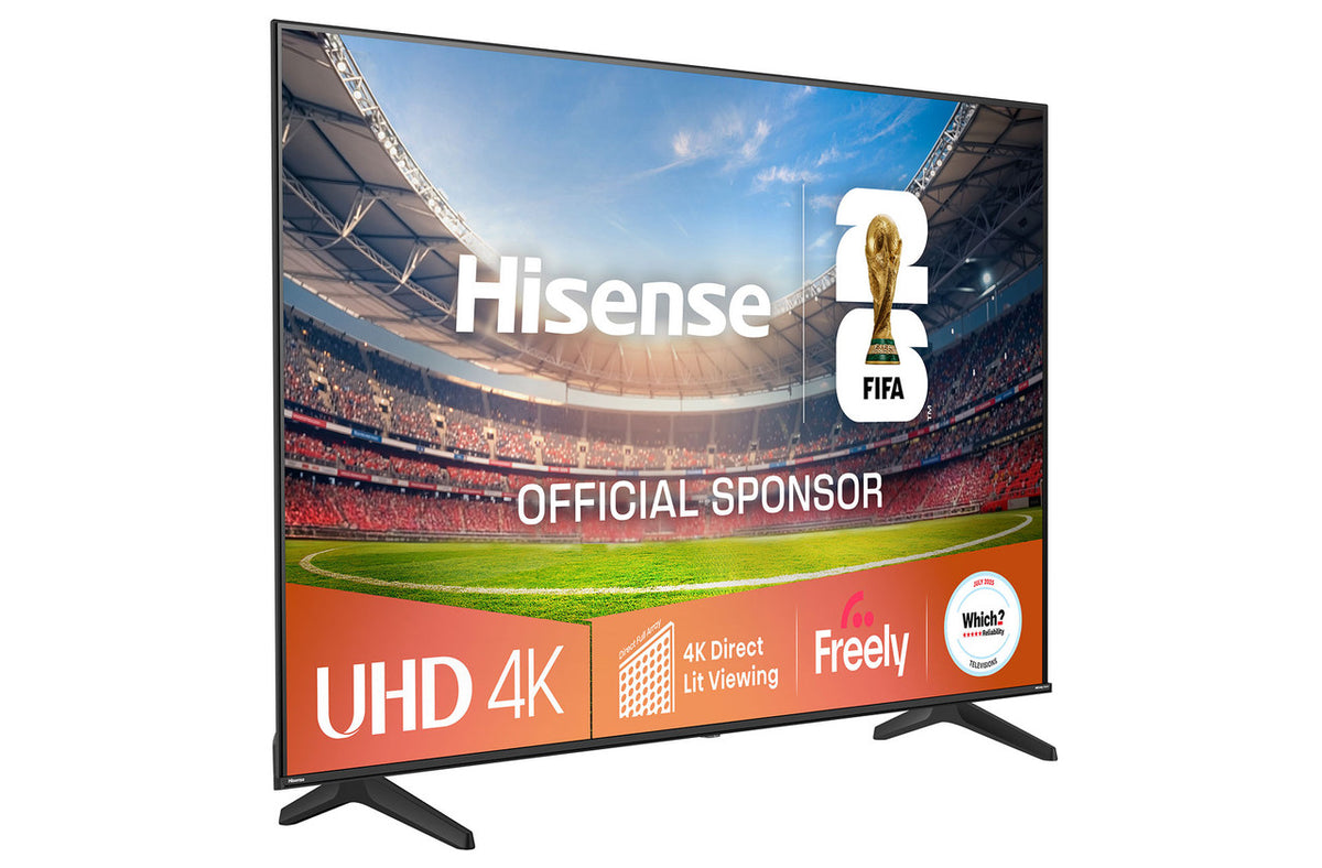 Hisense 43A6QTUK 43" 4K Direct‑Lit LED Smart TV with Freely