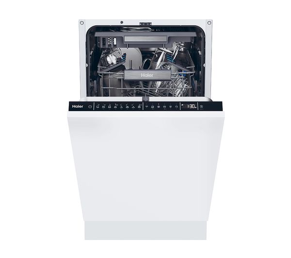 Haier XI1C3TB2FB Slimline Integrated Dishwasher - Black