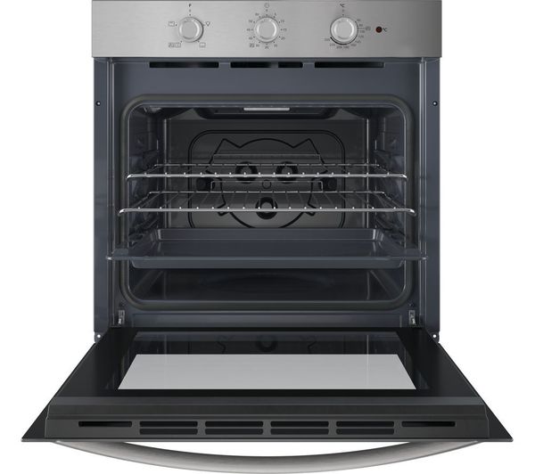 INDESIT IO 232H X UK Single Electric Oven 71L - Stainless Steel