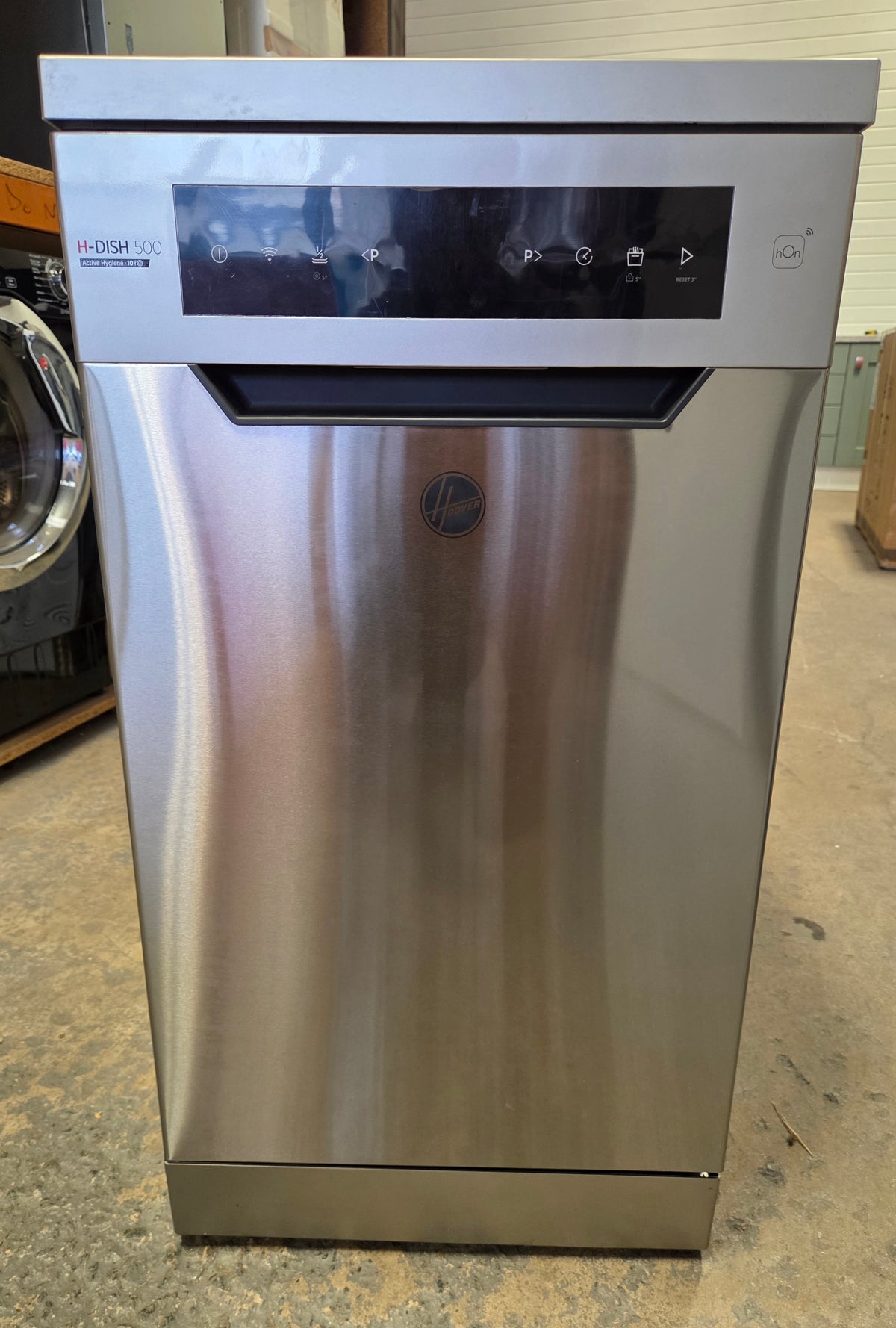Hoover HF0C3SB0FX-80 Slimline Freestanding Dishwasher - Silver