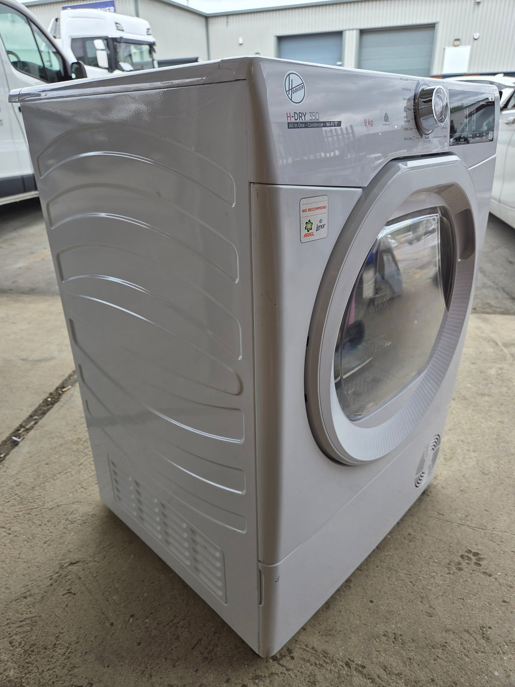 Hoover HREC9TE Freestanding 9kg Condenser Tumble Dryer – White