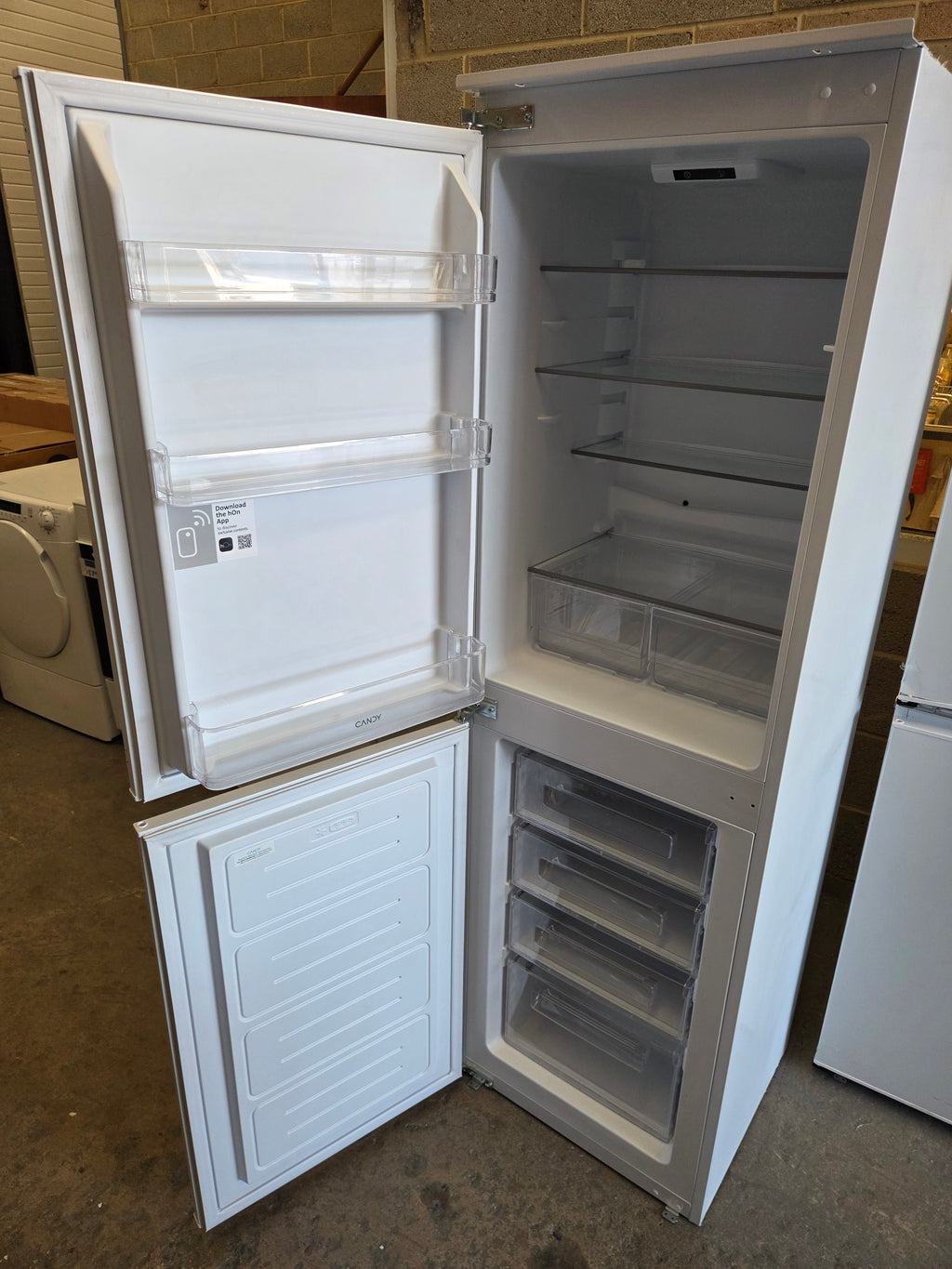 Candy CB50S518EK Integrated 50/50 Low Frost Fridge Freezer