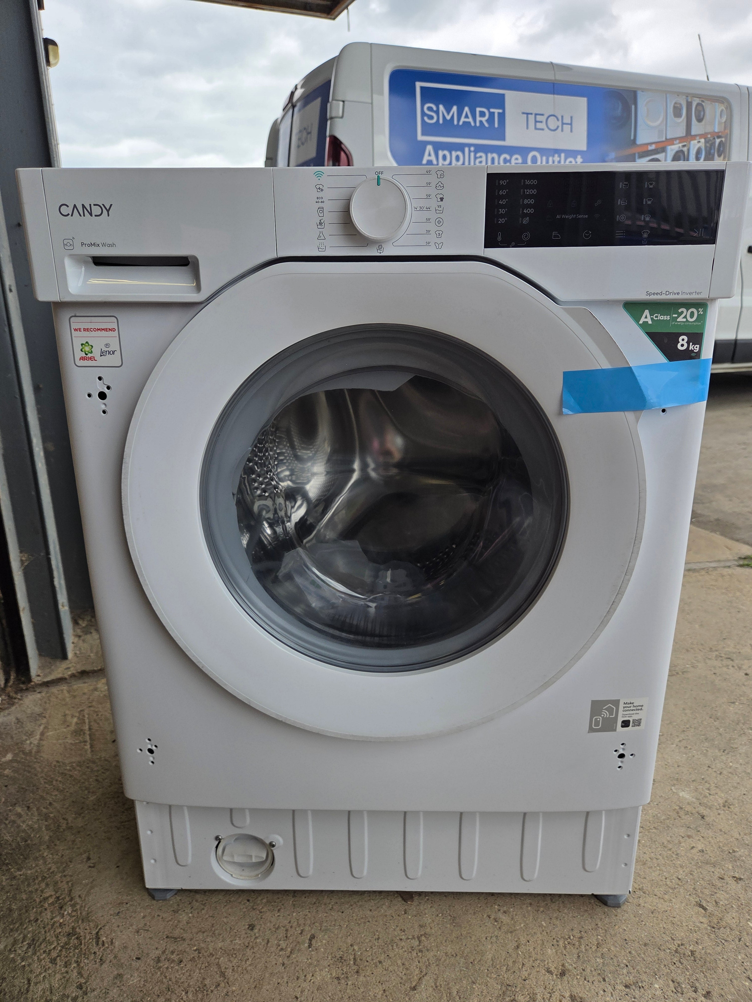 Candy BC468M4D8J 8Kg 1600 Spin Washing Machine