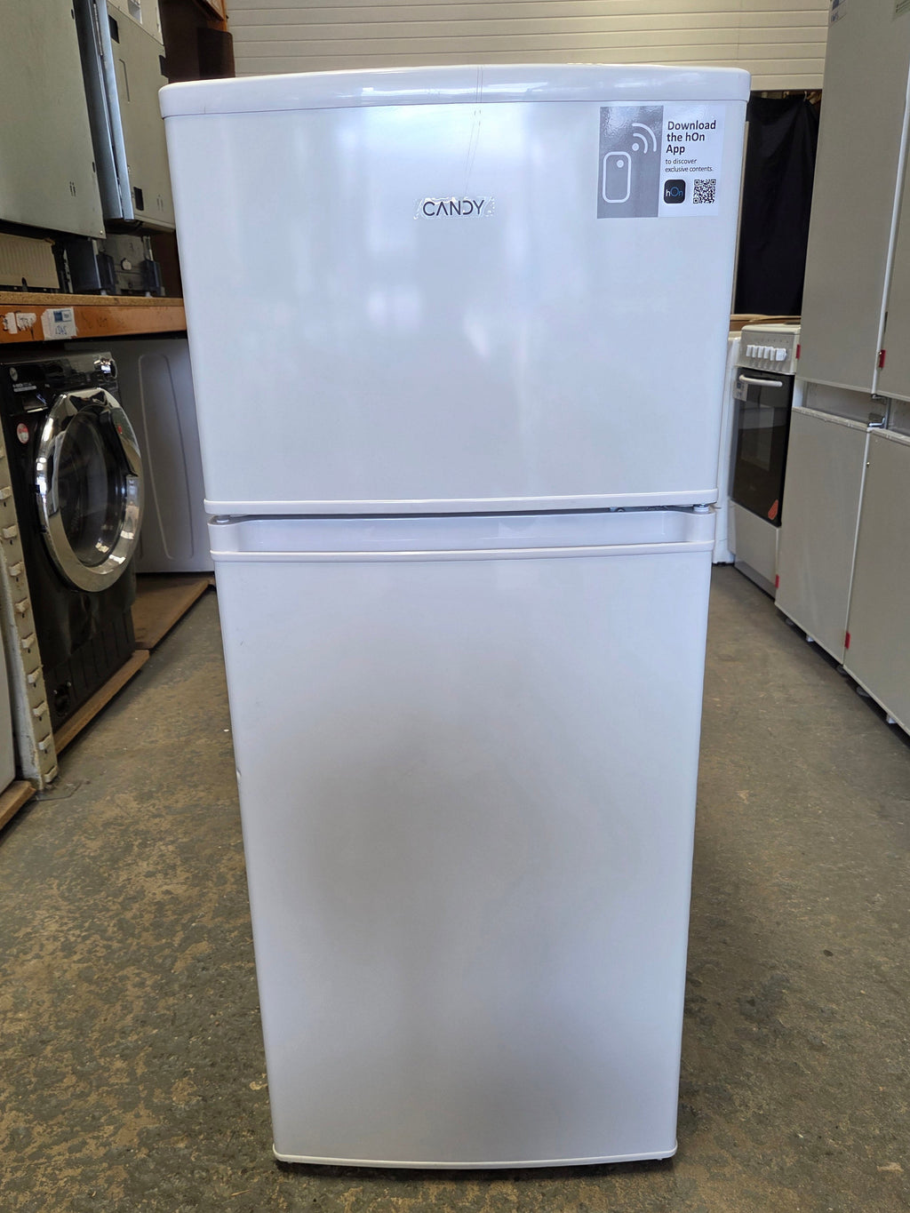 Candy CDH1S313EWK Freestanding 80/20 Fridge Freezer - White