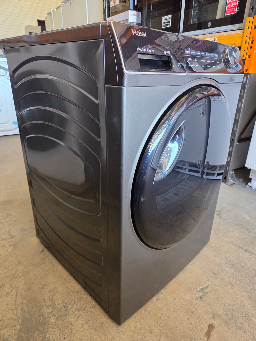 Haier HD90-A2959S Freestanding 9Kg Heat Pump Dryer - Grey