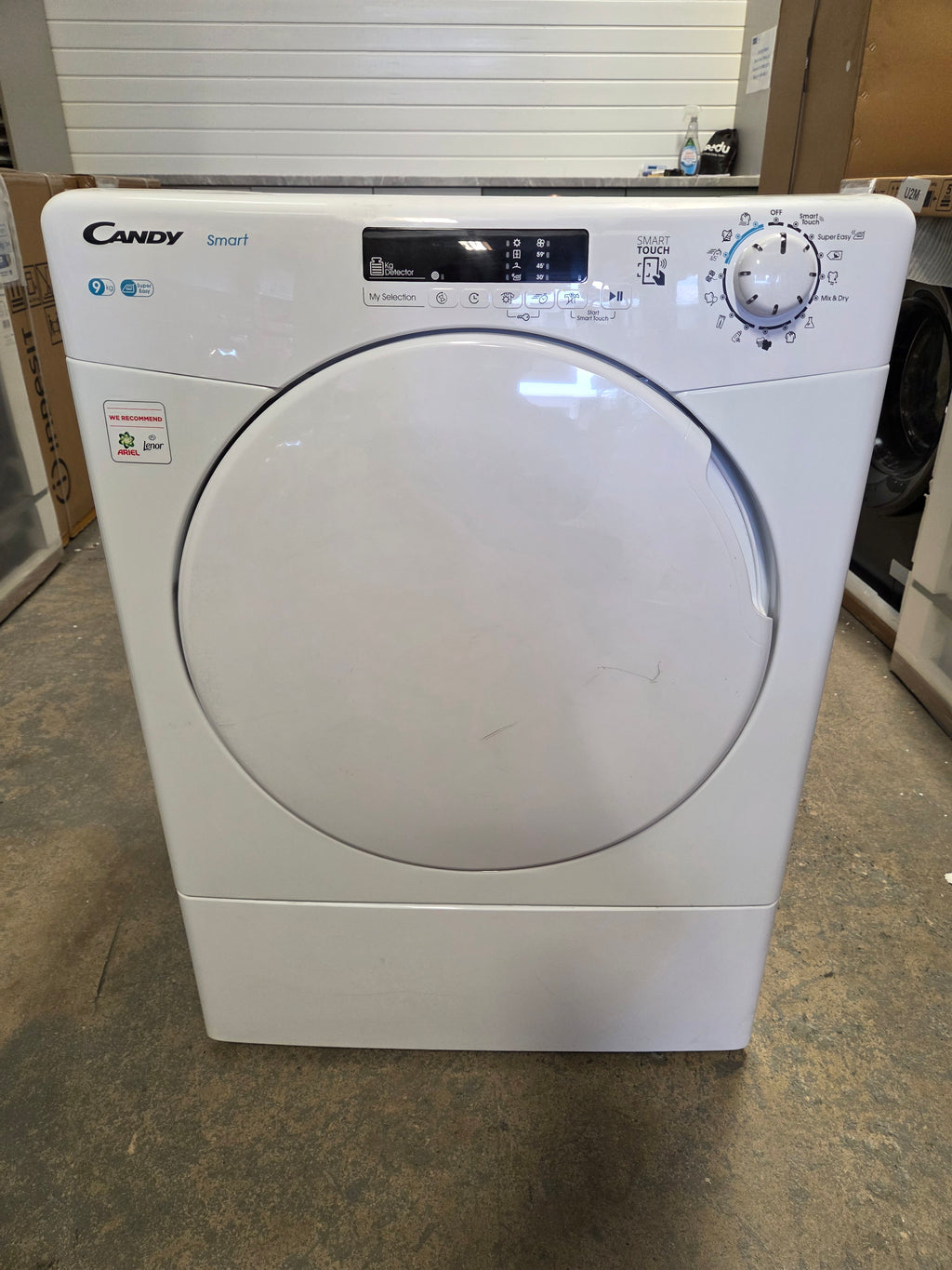 Candy CSE V9DF-80 Freestanding 9Kg Vented Tumble Dryer – White
