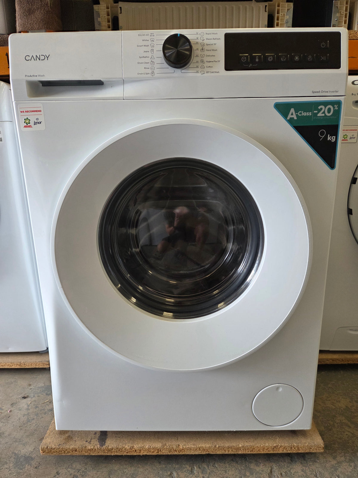 Candy GD 498-80 9Kg 1400 Spin Wasing Machine - White