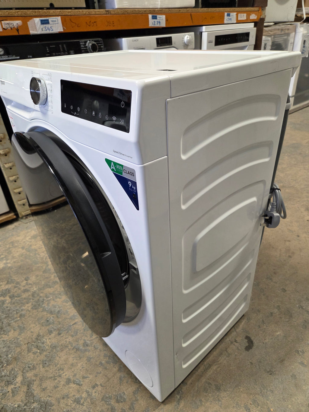 Hoover HBP 49SBL8-80 9Kg 1400 Spin Smart Washing Machine - White