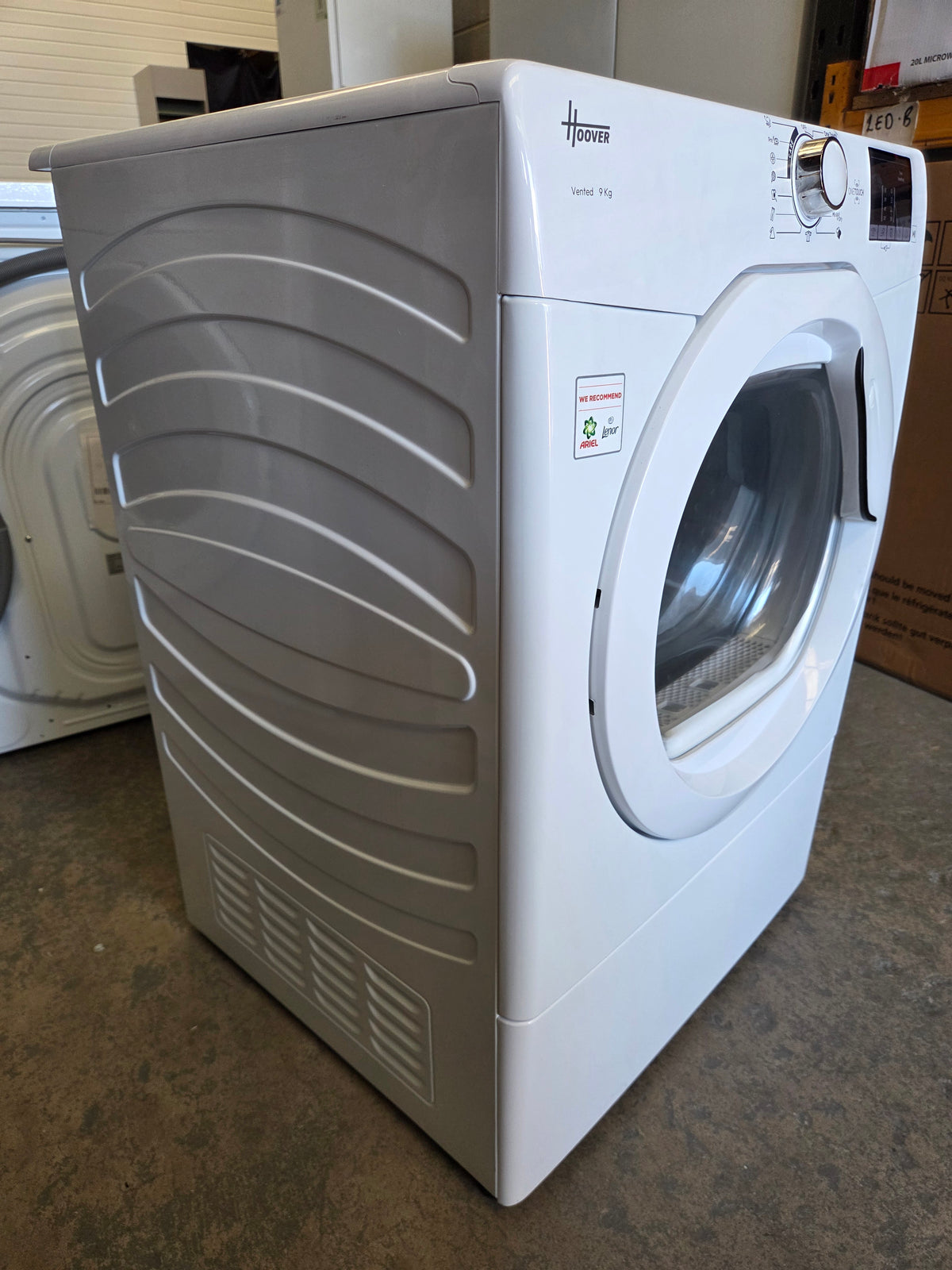 Hoover HLE V9DG-80 Freestanding 9Kg Vented Dryer - White