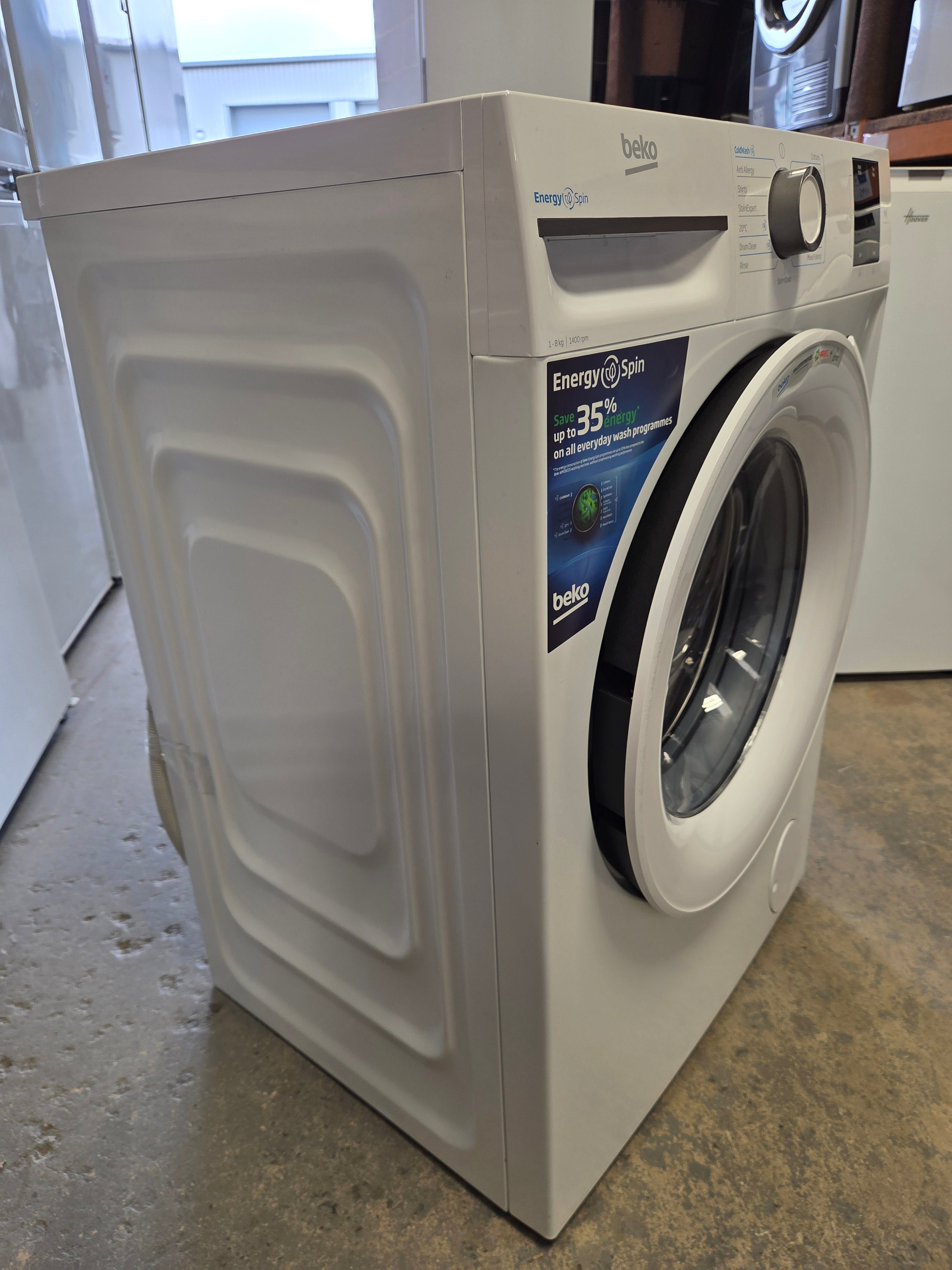 BEKO BM3WT3841W 8Kg 1400 Spin Washing Machine