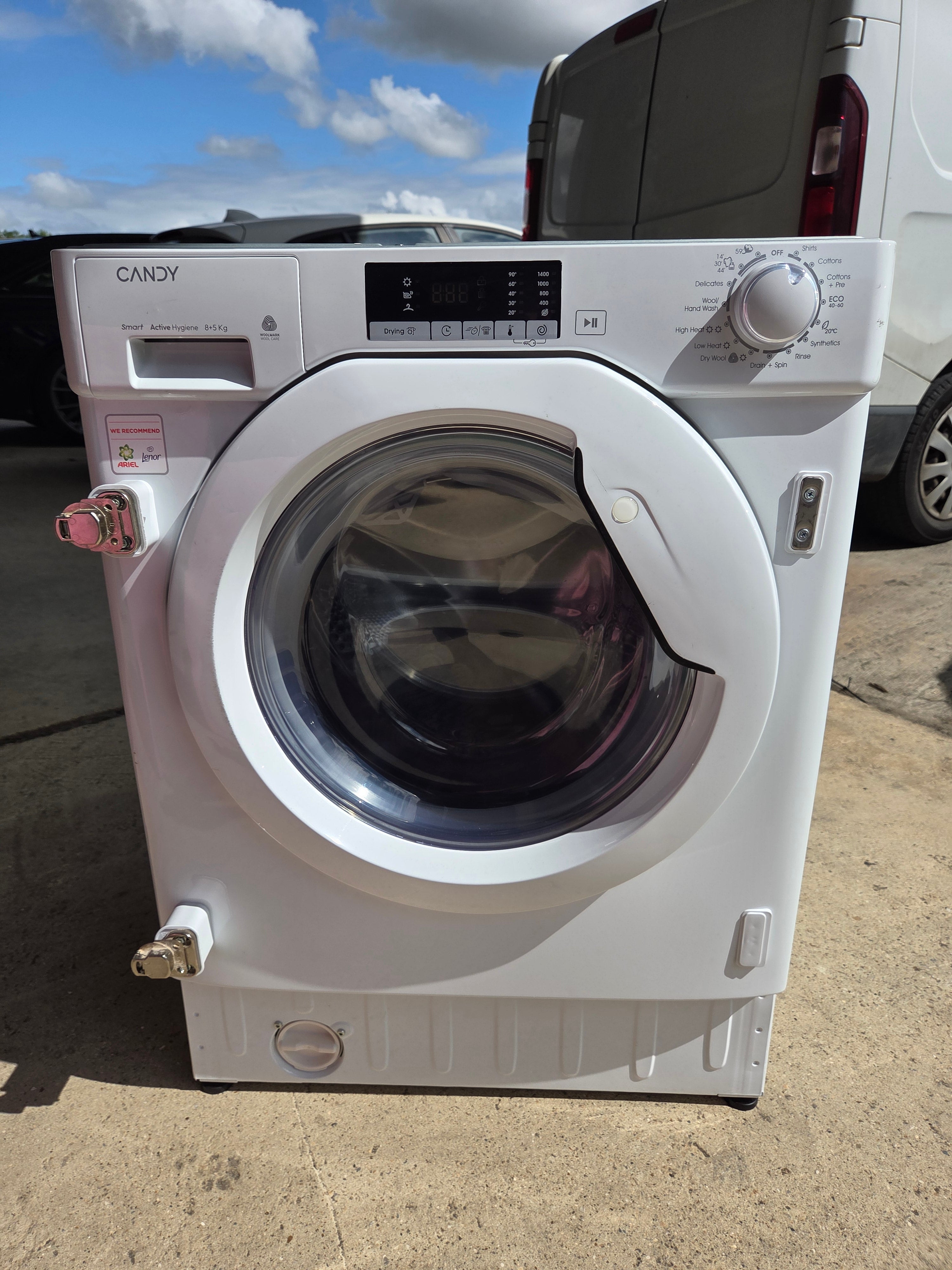 Candy CBD485D2E Integrated 8kg / 5kg Washer Dryer – White