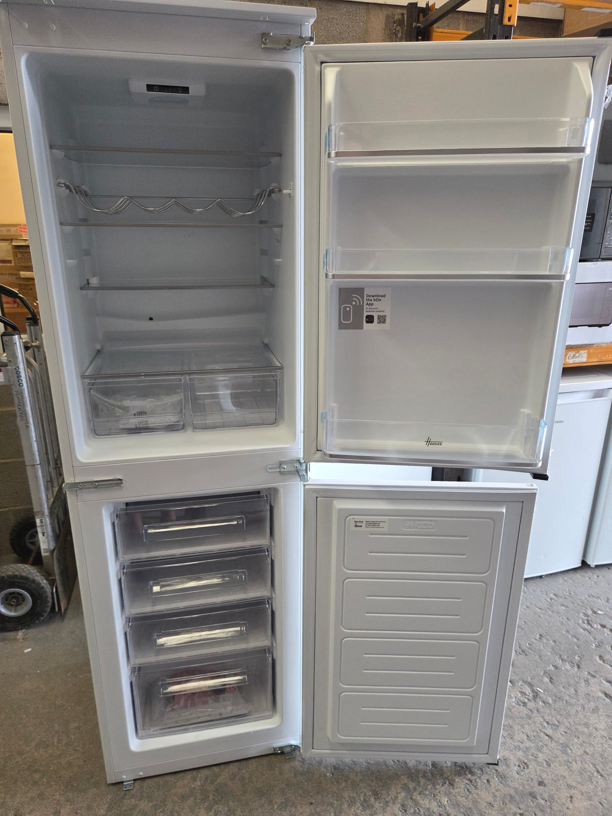 Hoover HOB50S518EK Integrated 50/50 Fridge Freezer - White