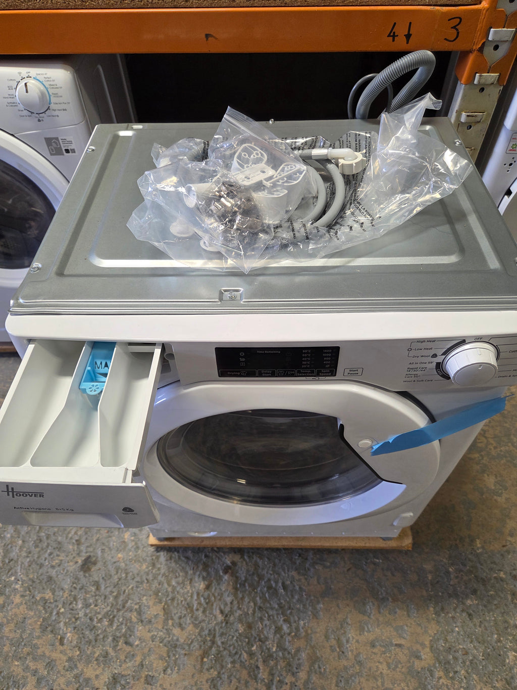 Hoover HBD 485D13‑80 8/5Kg 1400rpm Integrated Washer Dryer – White