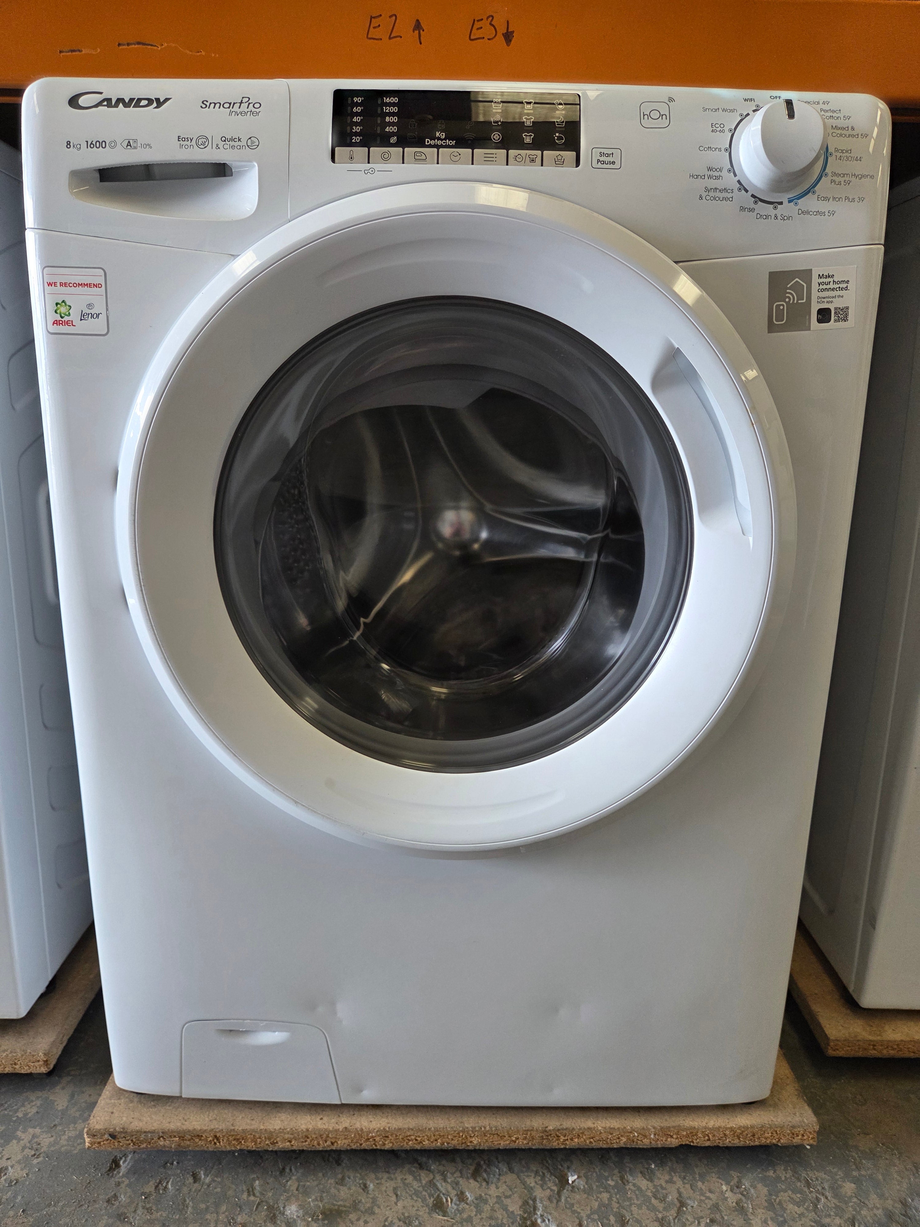 Candy CSO 686TWM6-80 8Kg 1600 Spin Washing Machine - White