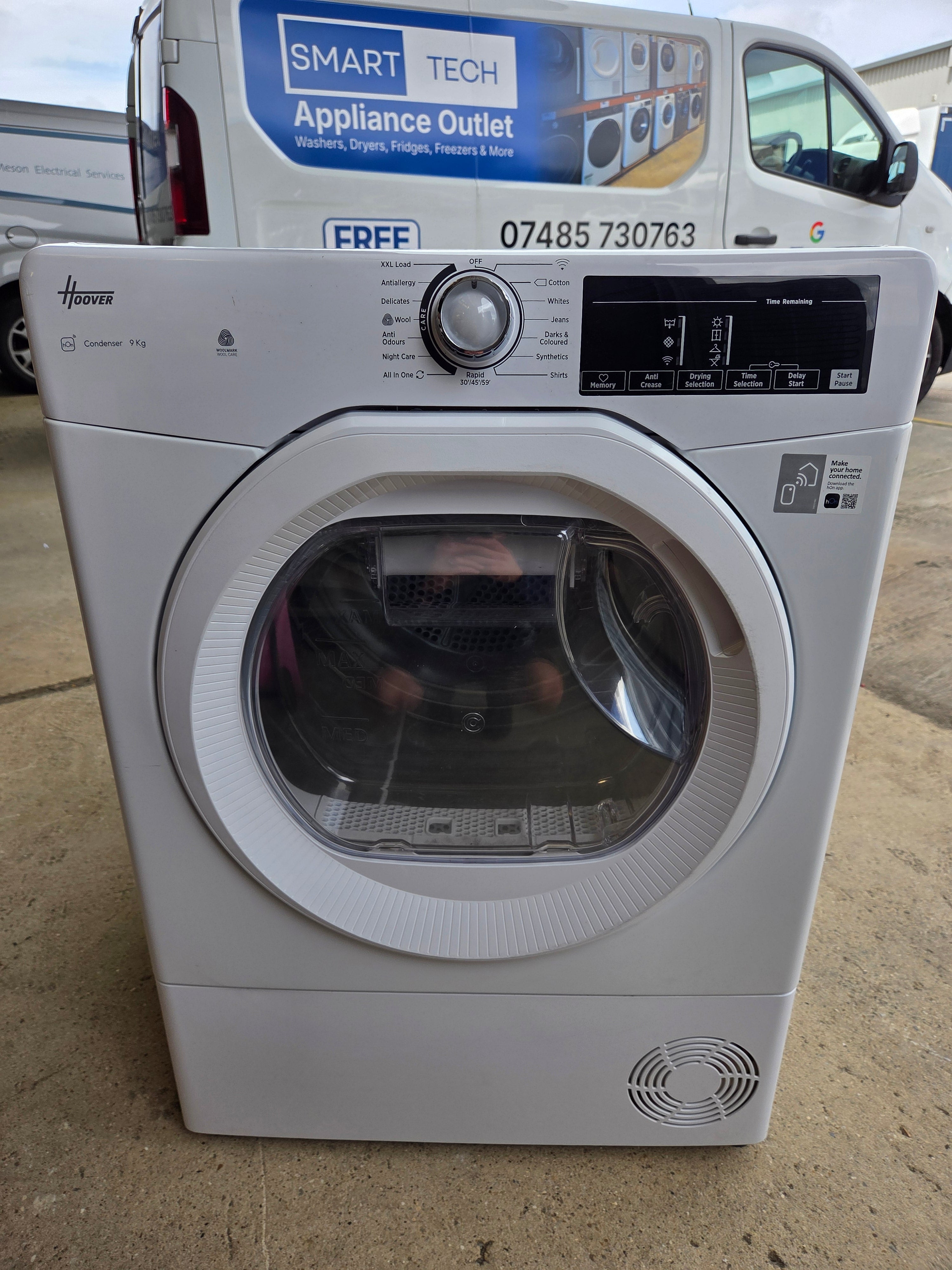 HOOVER HREC9TE 9KG Condenser Dryer