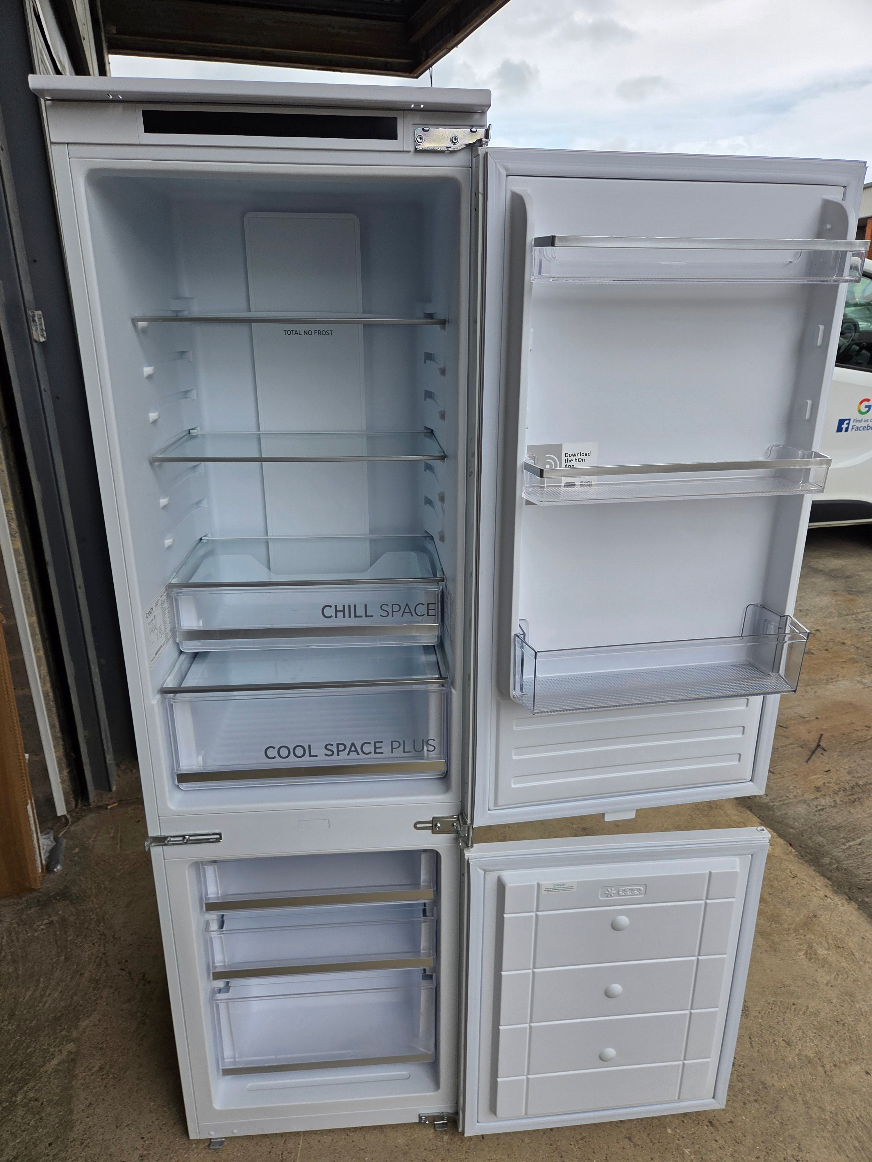 Candy CBBMT18EK 70/30 Integrated Fridge Freezer