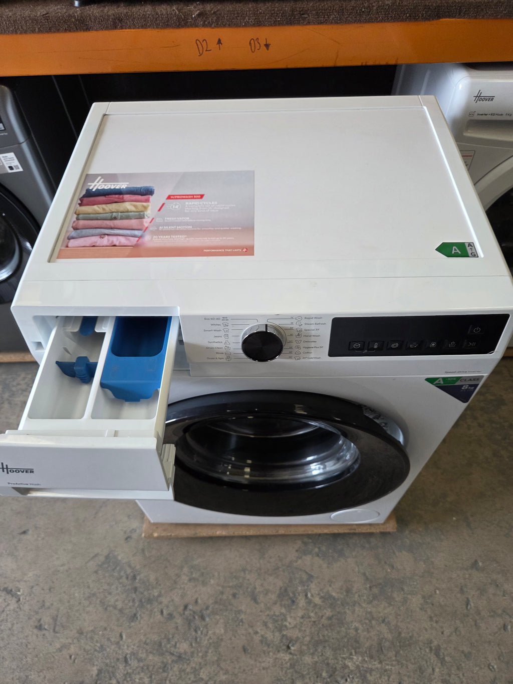 Hoover HGD 48SB6-80 8Kg 1400 Spin Washing Machine - White