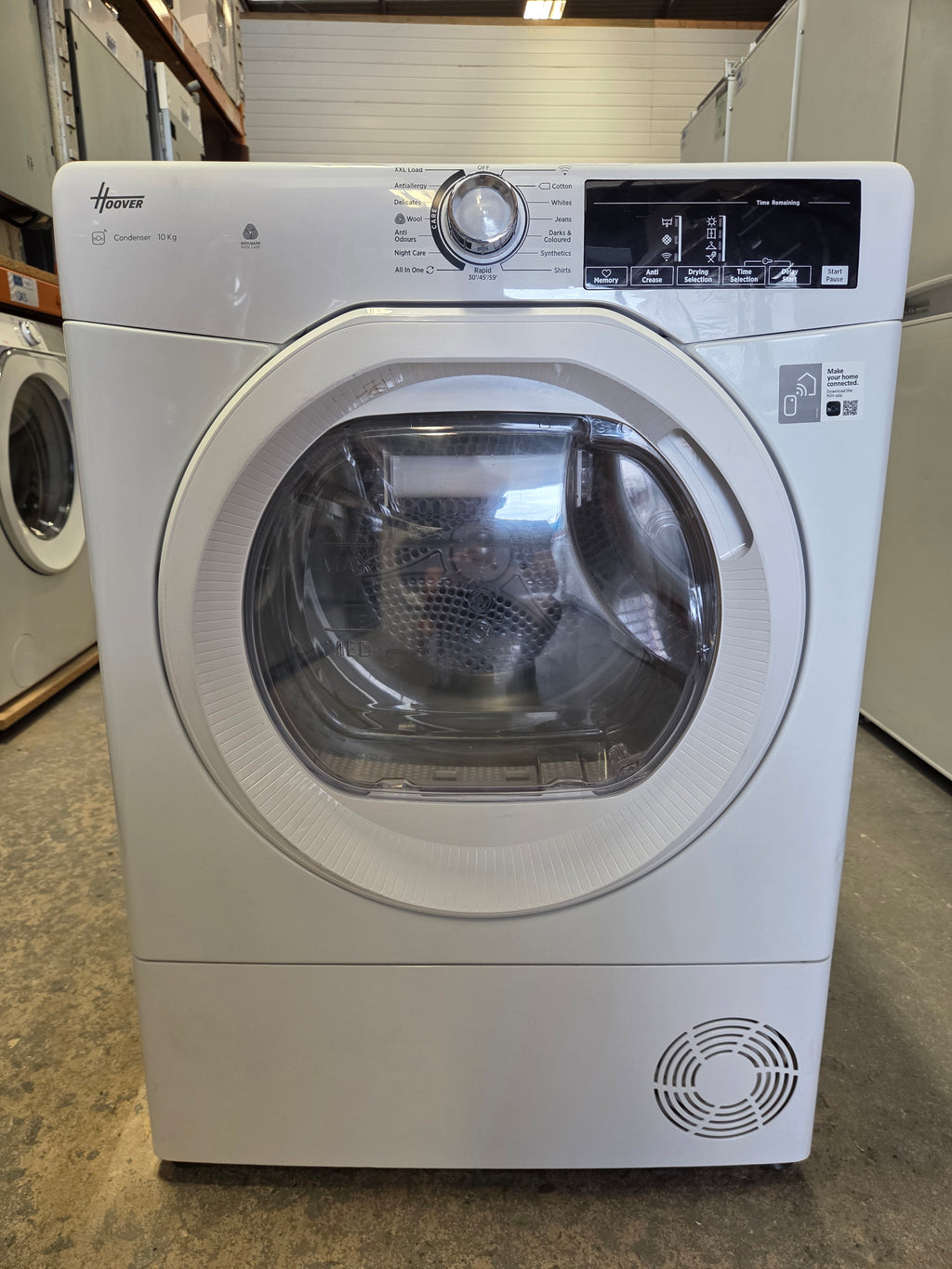 Hoover HRE C10TE-80 10Kg Condenser Dryer - White