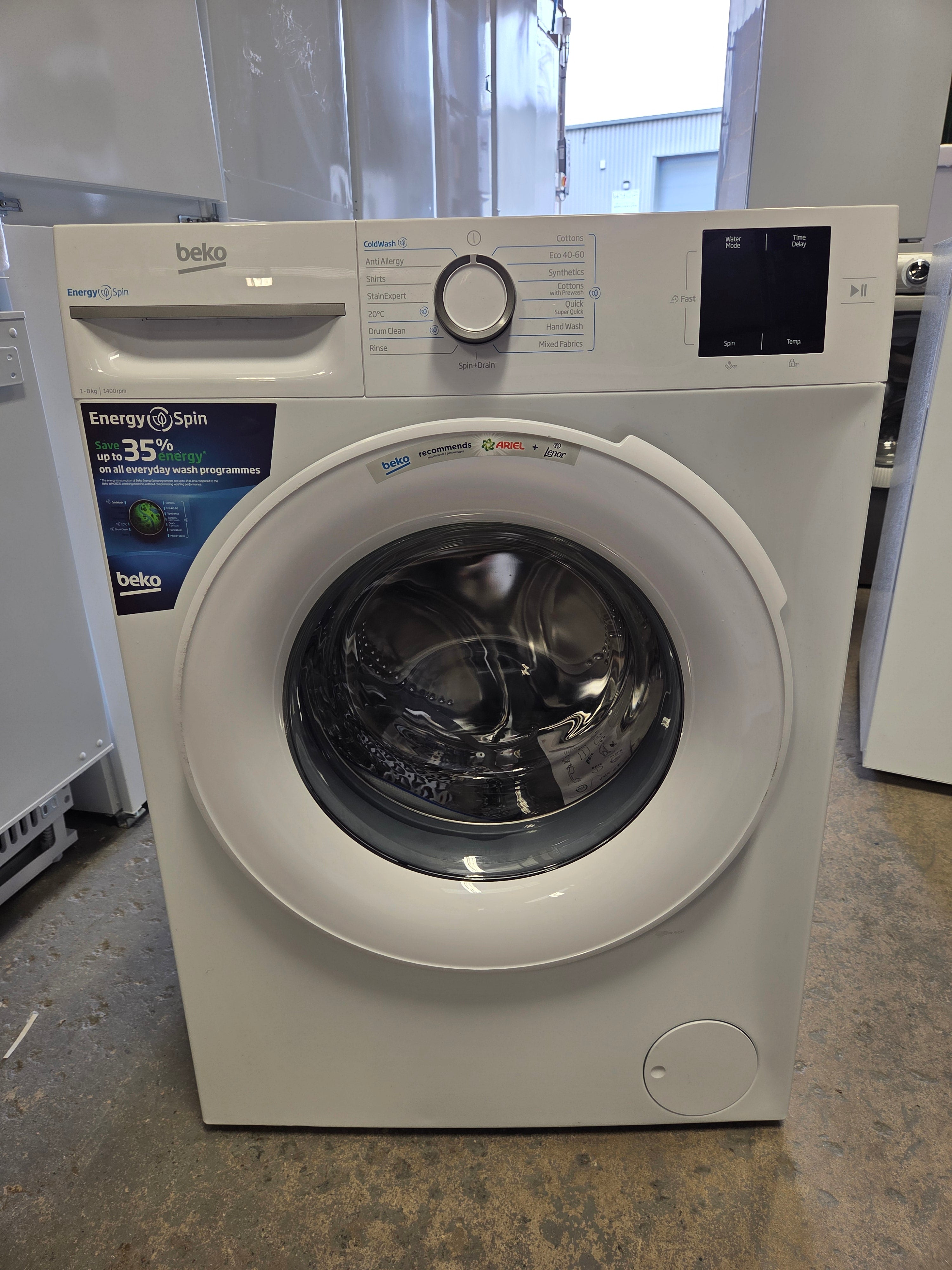 BEKO BM3WT3841W 8Kg 1400 Spin Washing Machine