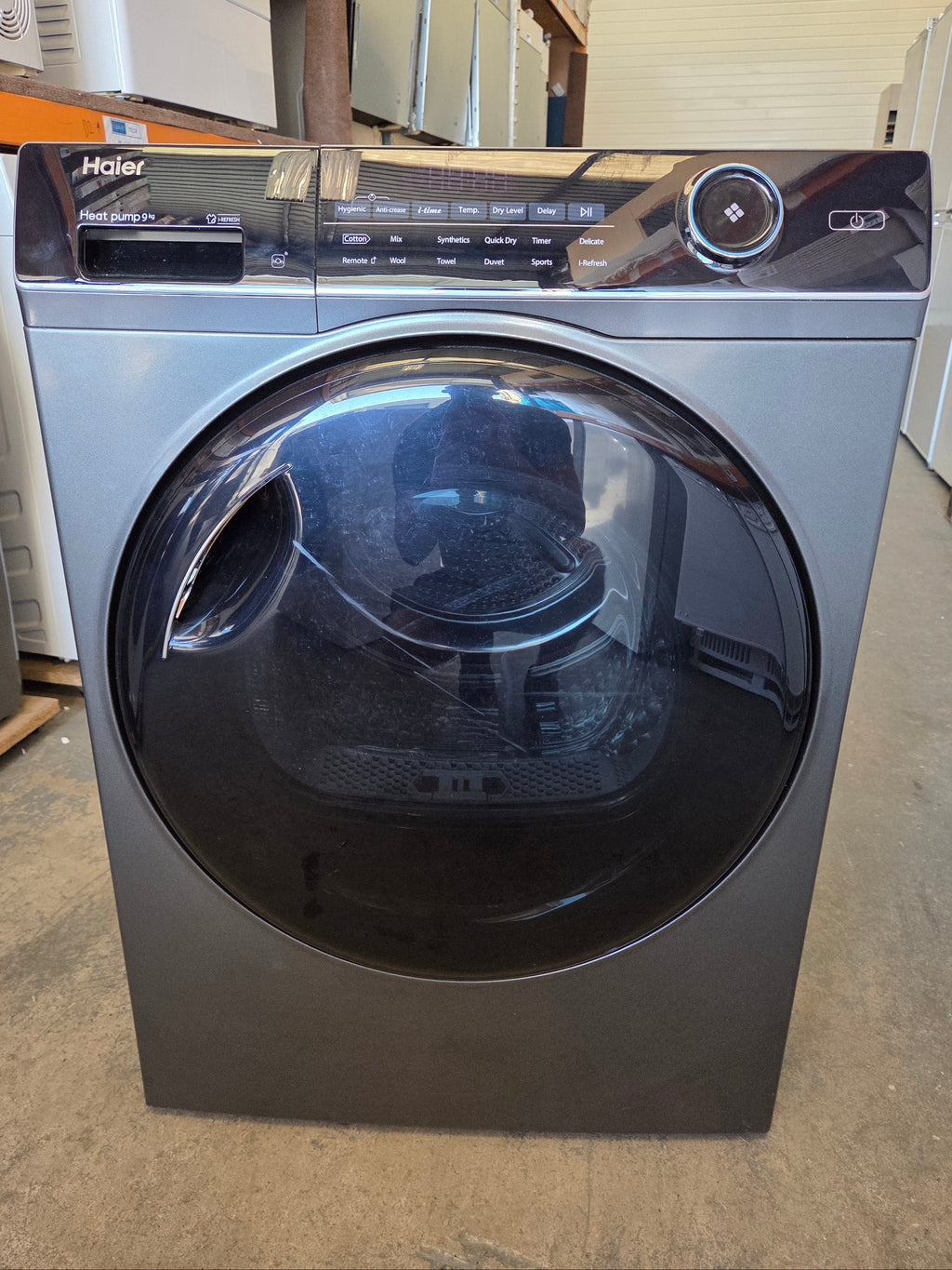 Haier HD90-A2959S Freestanding 9Kg Heat Pump Dryer - Grey
