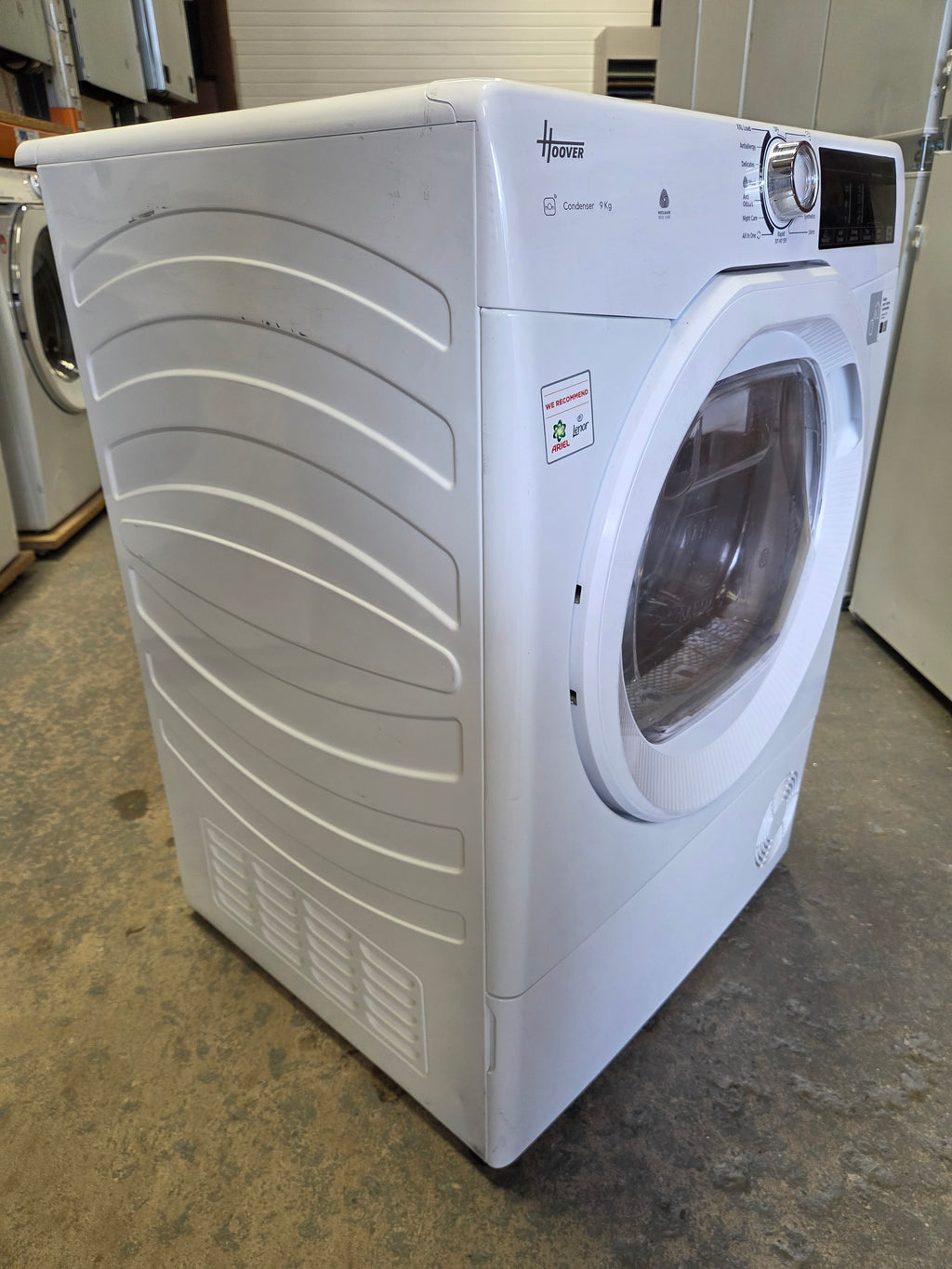 Hoover HRE C9TE Freestanding 9kg Condenser Tumble Dryer – White