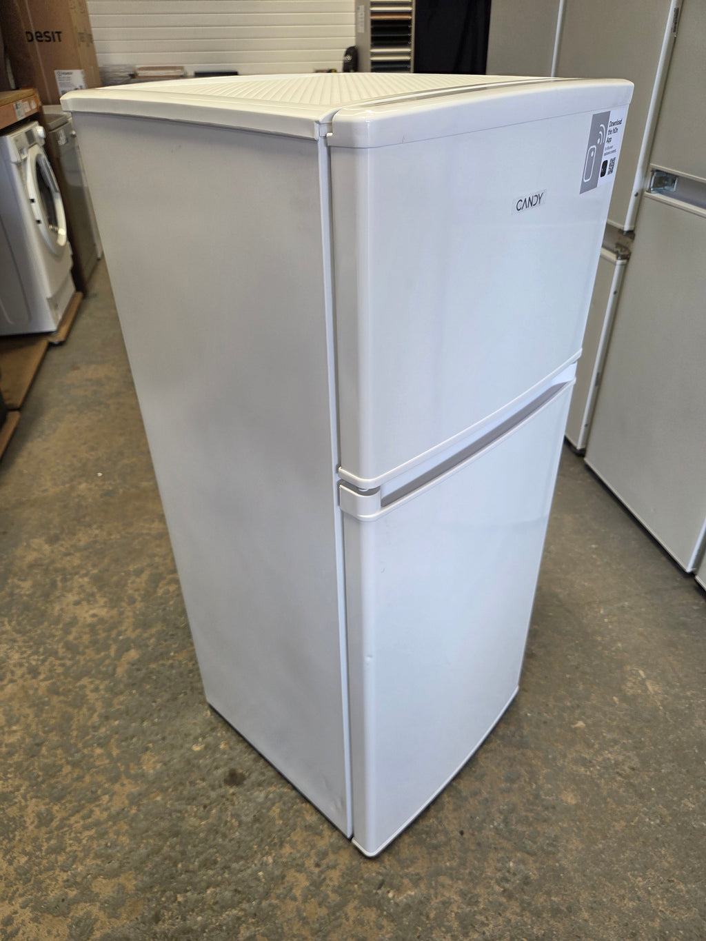 Candy CDH1S313EWK Freestanding 80/20 Fridge Freezer - White
