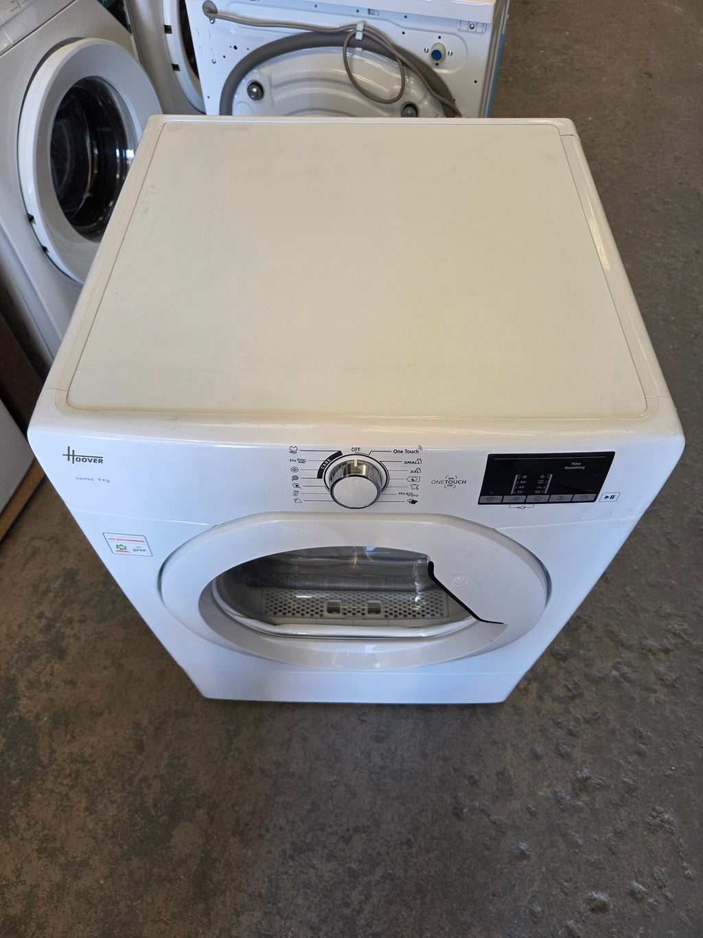 Hoover HLE V9DG-80 Freestanding 9Kg Vented Dryer - White