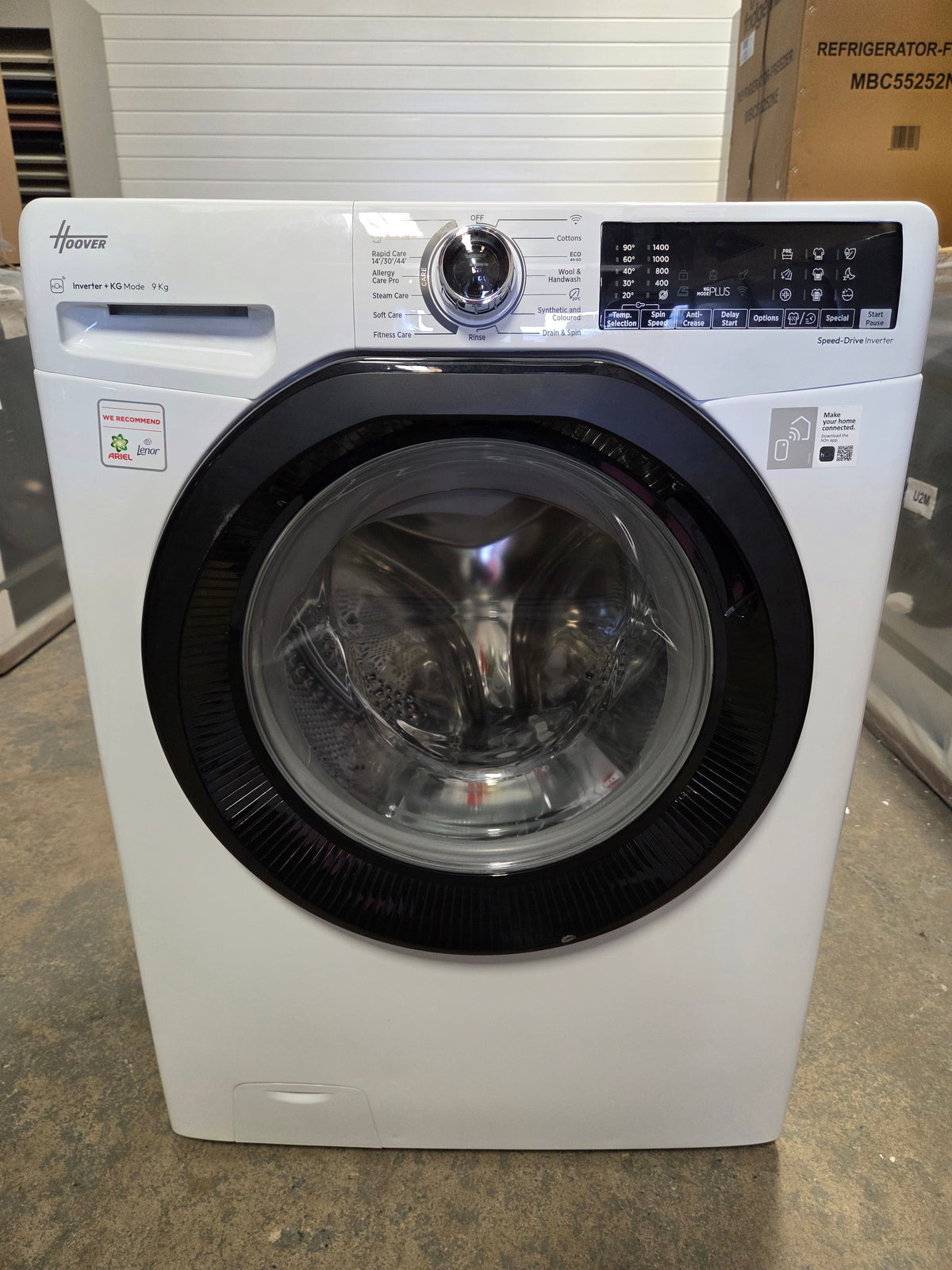 Hoover H3WPS496TAMB6-80 9Kg 1400 Spin Washing Machine - White