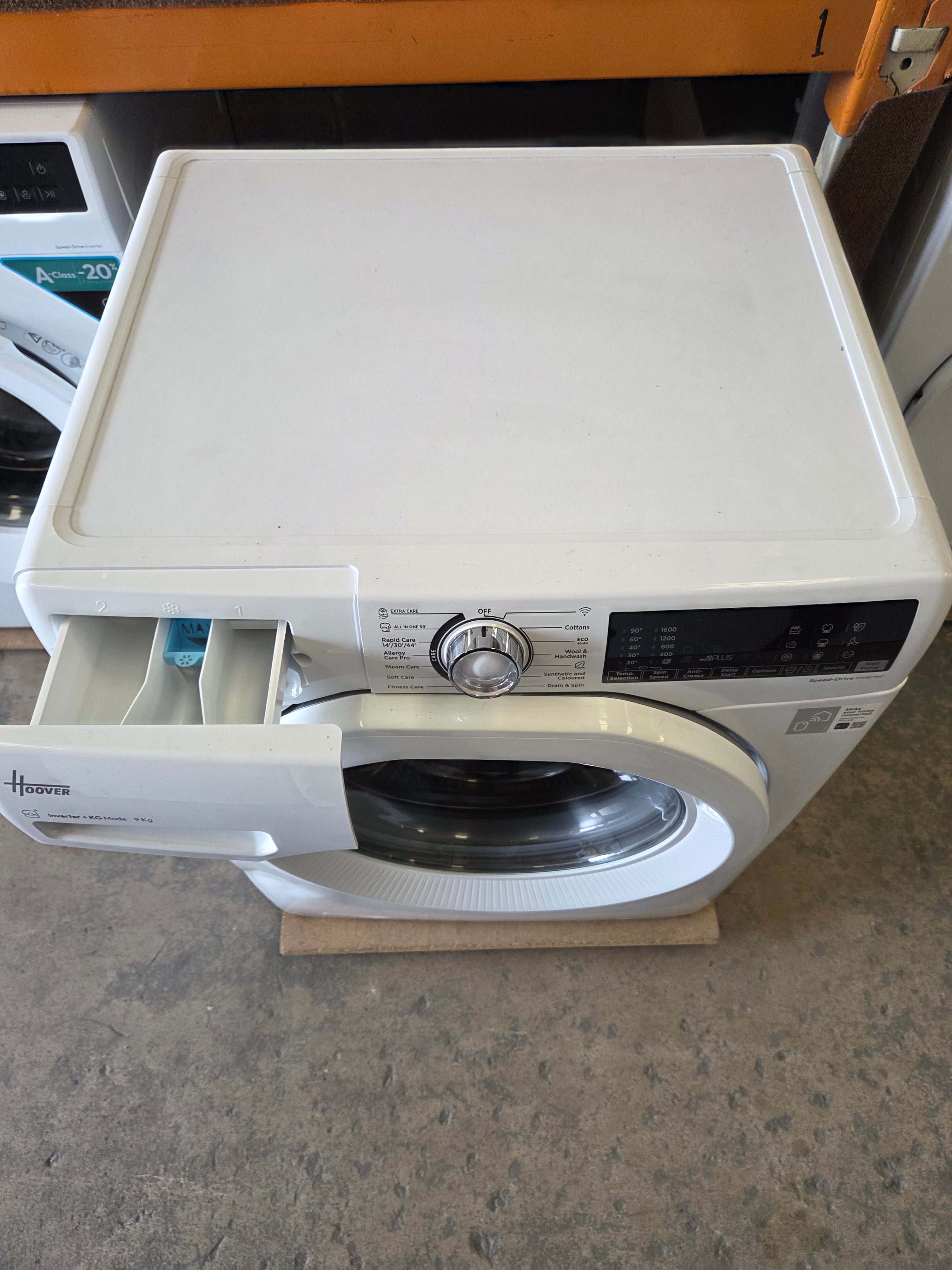Hoover H3WPS696TAM6-80 9Kg 1600 Spin Washing Machine - White