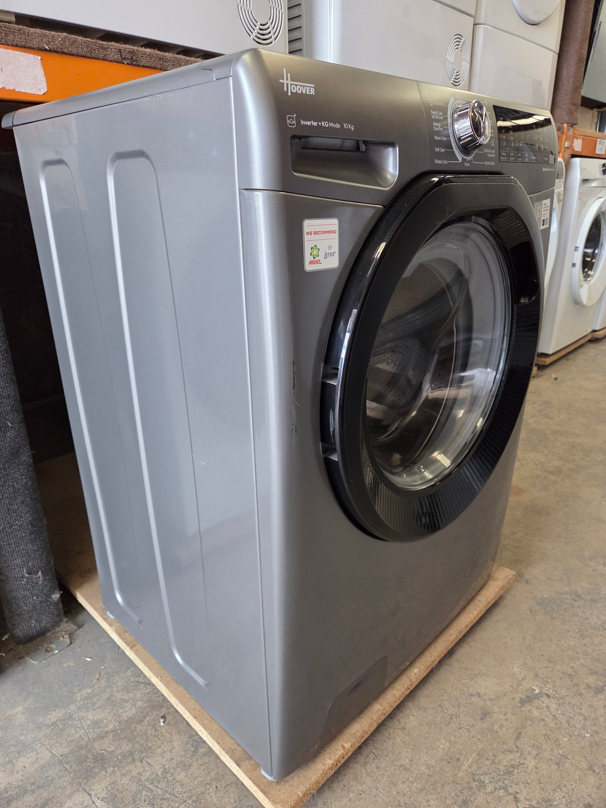 Hoover H3WPS4106TAMBR 10Kg 1400 Spin Washing Machine - Grey