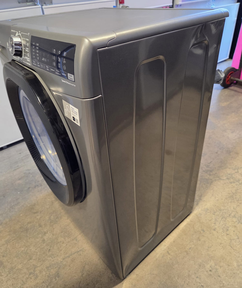 Hoover H3DPS4866TAMBR Freestanding 8kg / 6kg Washer Dryer 1400 Spin - Grey