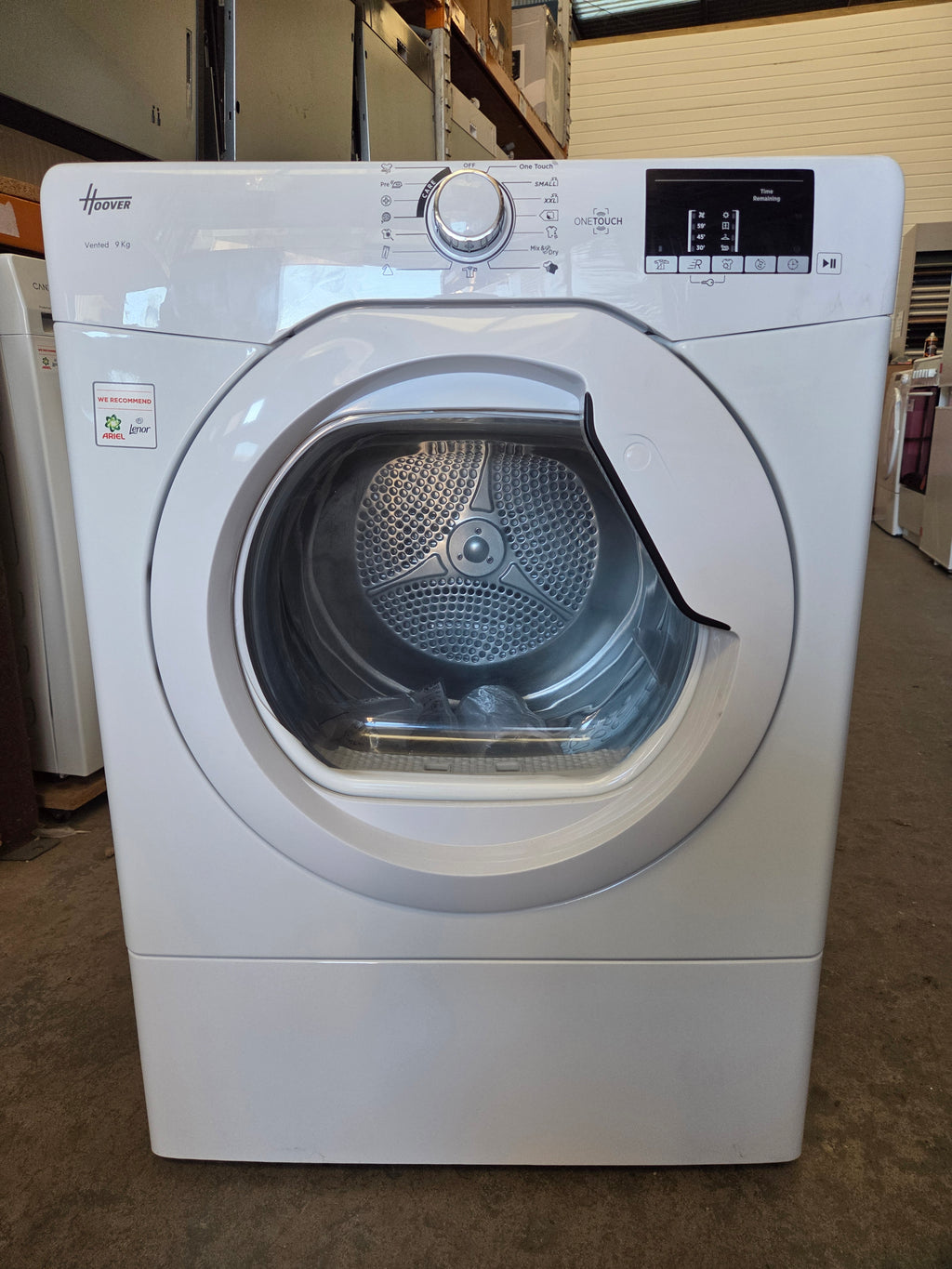 Hoover HLE V9DG-80 Freestanding 9Kg Vented Dryer - White