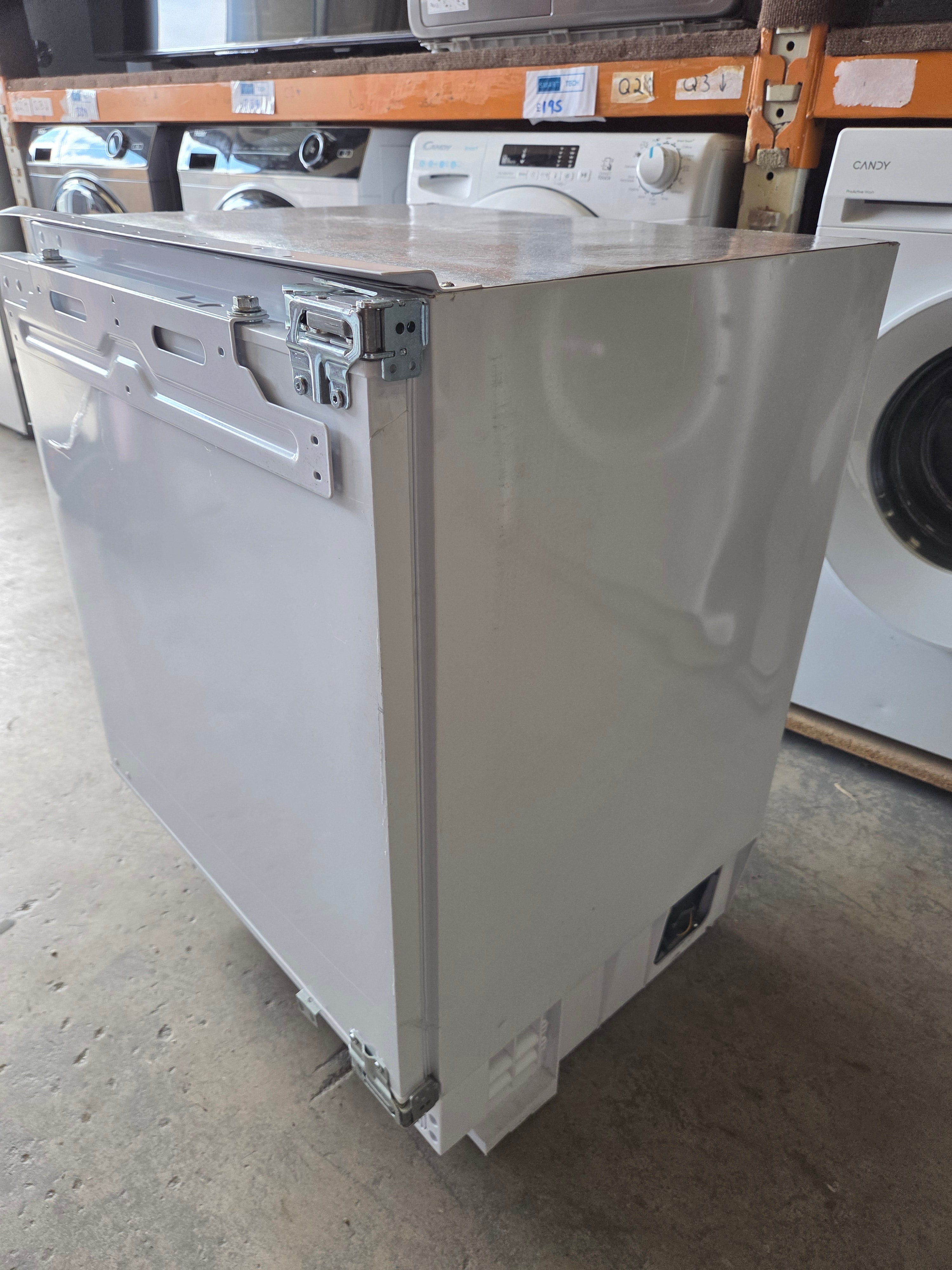 Candy CM4SE68EWK Integrated Undercounter Fridge with Ice Box – White