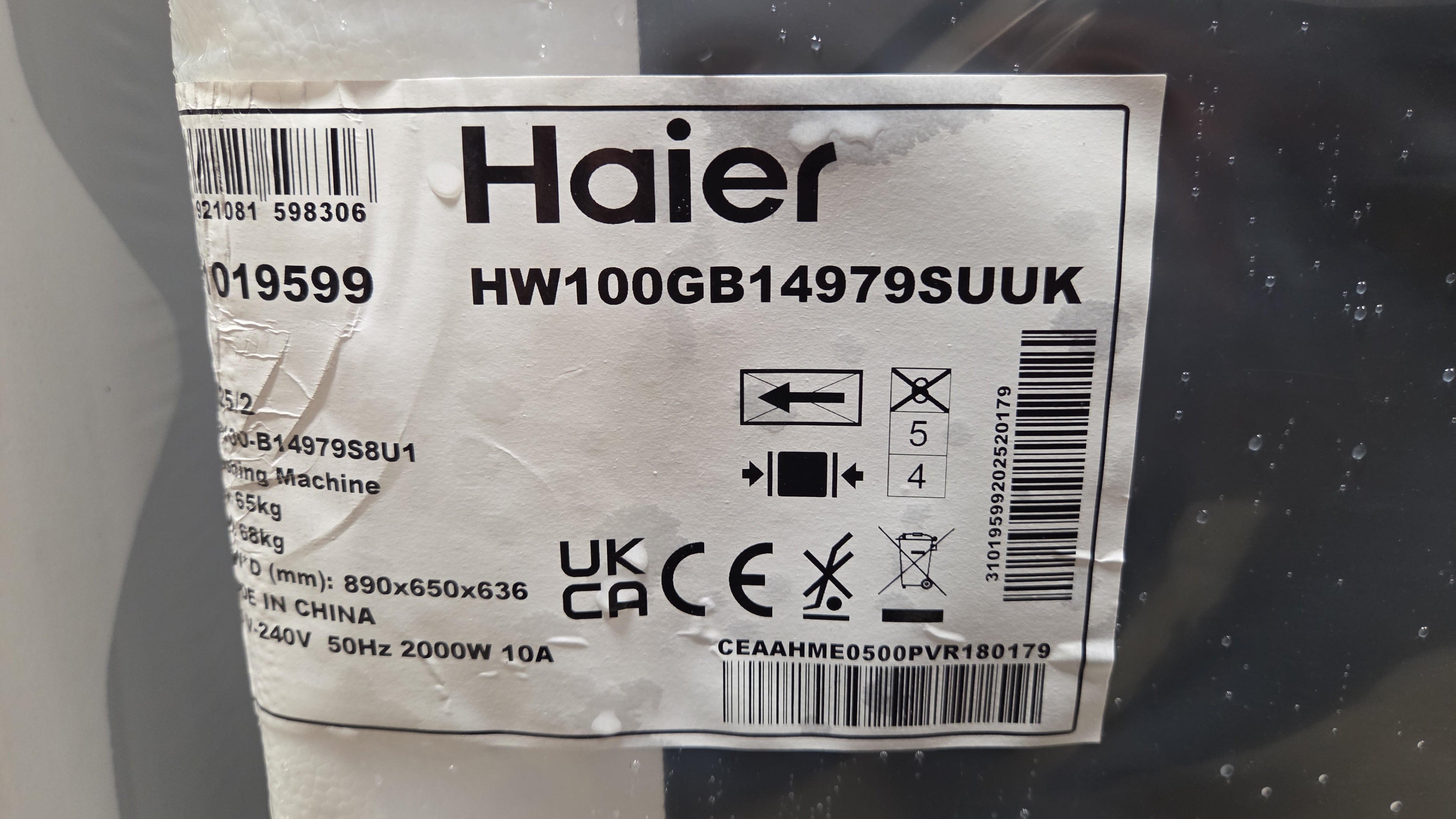 HAIER HW100-B14979S8U1