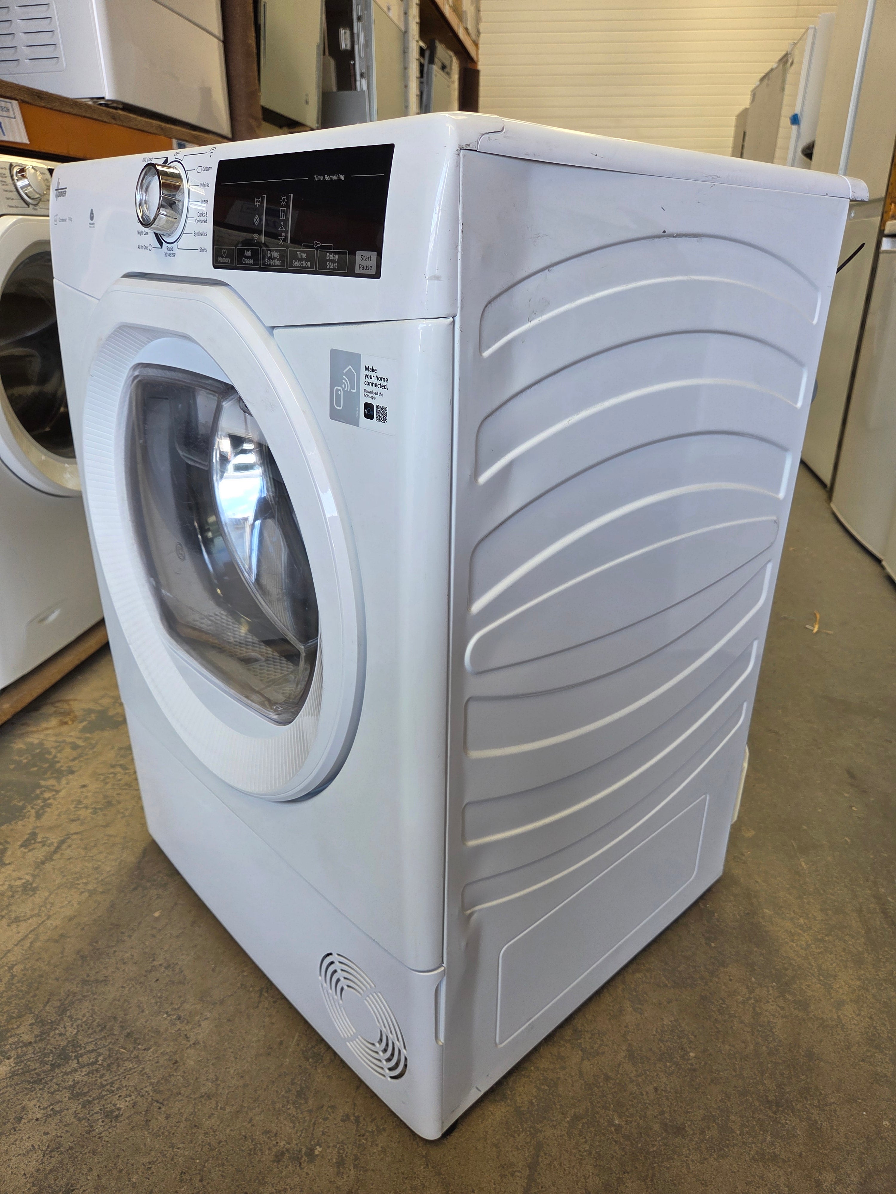 Hoover HRE C9TE Freestanding 9kg Condenser Tumble Dryer – White
